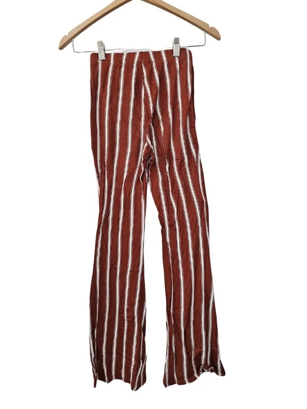 Womens Forever 21 Striped Flare Leggings